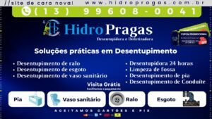 Desentupimento de Ralo em Mongaguá: Não deixe que um ralo entupido cause transtornos em sua imóvel, comércio ou empresa. Entre em contato com a Hidro Pragas para um desentupimento rápido e eficaz em Mongaguá. Ligue Agora Mesmo! (13) 99608-0041.